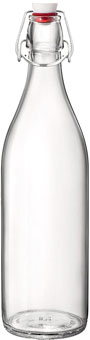 botella de agua de vidrio 1 litro, 1000ml, 100cl - Giara