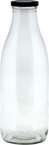 botella de agua de vidrio 1 litro, 1000ml, 100cl - Hydra
