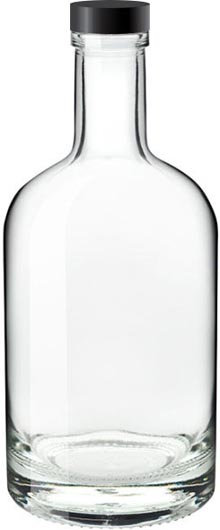 botella de agua de vidrio 500ml - Nocturne