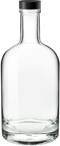 botella de agua de vidrio 700ml - Nocturne