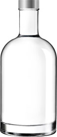 botella de agua de vidrio 700ml, 70cl - Oslo