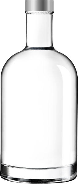 botella de agua de vidrio 700ml - Oslo